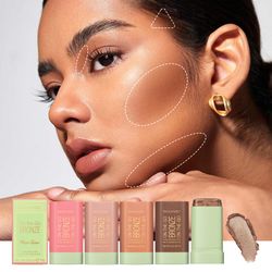 high gloss stick face brightening, rotary small gold tube concealer, pearl gloss dressing stick