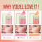 Temperature Change 3in1 Cheek Lip Tinted PixiBlush Stick Creamy Blendable Blush Makeup Stick For Ey 1