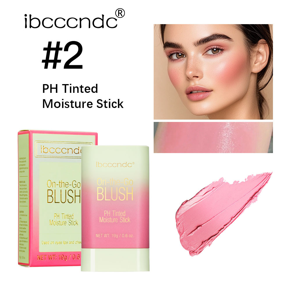 Temperature Change 3in1 Cheek Lip Tinted PixiBlush Stick Creamy Blendable Blush Makeup Stick For Ey 7