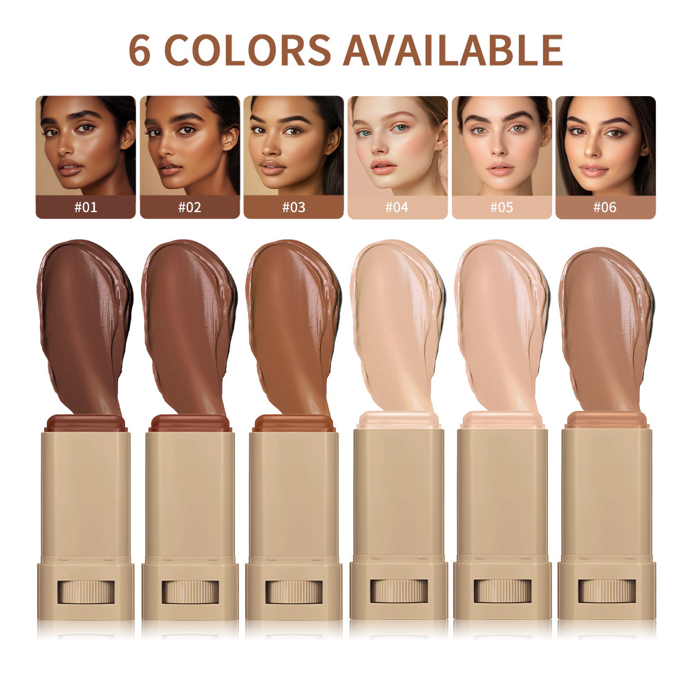 Foundation Stick Serum Boosted, Skin Tint Balm, Silky Texture, Moisturizing Coverage, Plumper, Natural Even Skin Tone