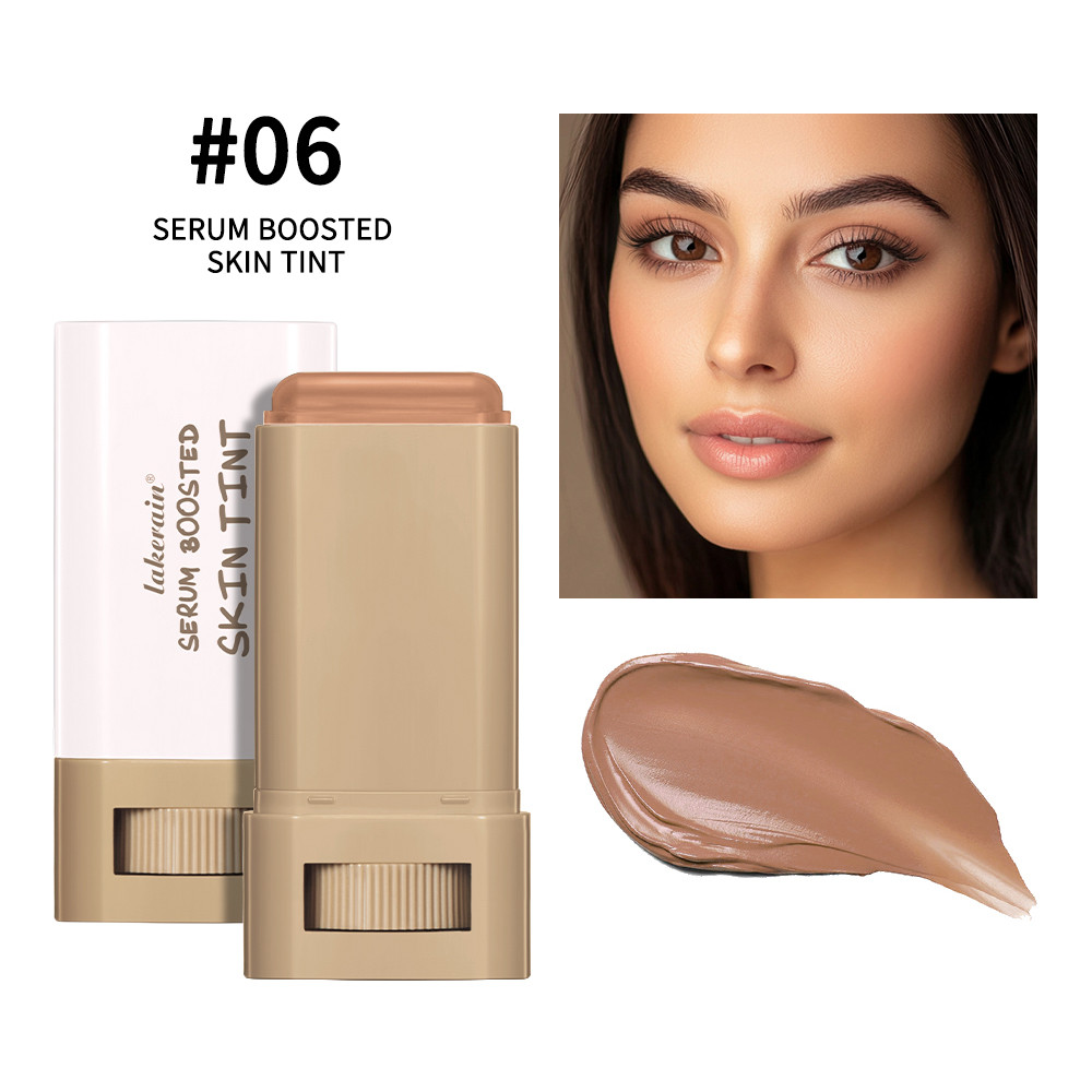 Foundation Stick Serum Boosted, Skin Tint Balm, Silky Texture, Moisturizing Coverage, Plumper, Natural Even Skin Tone