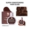 Hair Glaze Super Gloss, Color Conditioning Gloss Rinse Out Semi-Permanent Hair Gloss, Boosts Color, Adds Shine