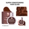 Hair Glaze Super Gloss, Color Conditioning Gloss Rinse Out Semi-Permanent Hair Gloss, Boosts Color, Adds Shine