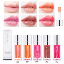 crystal jelly moisturizing lip oil, plumping lip gloss, sexy plump lip glow, tinted lip plumper with cherry seed oil