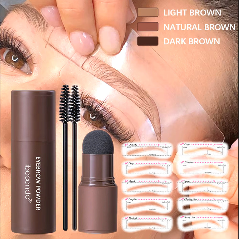 Eyebrow Stamp Waterproof Long Lasting Natural Brow Stamp Shaping Kit Shape Brow Stamp Contouring St 0