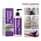 Purple Hair Dye Shampoo for Blonde to Cover Gray, Non-irritating Hair Fading, Color Fixing, Post-Bleach Repair