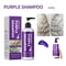 Purple Hair Dye Shampoo for Blonde to Cover Gray, Non-irritating Hair Fading, Color Fixing, Post-Bleach Repair