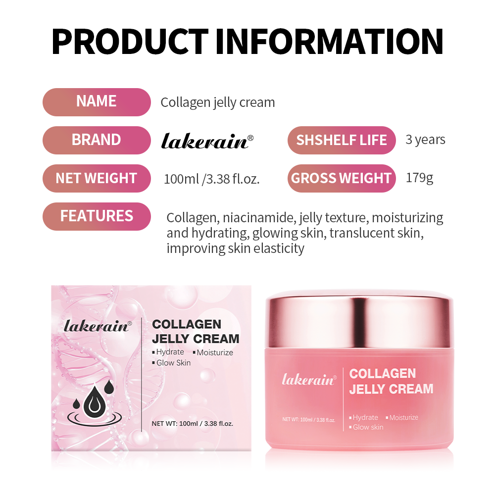 Moisturizing Collagen Jelly Cream Niacinamide Hydrolyzed Collagen Tightening Soothing Anti Aging Fi 5