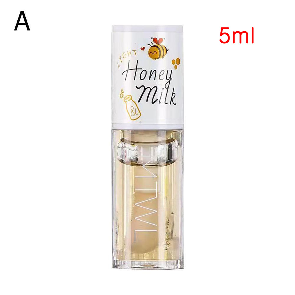 Honey Peach Lip Oil Long Lasting Hydrating Lip Tint Nonsticky Moisturizing Lip Plumper Serum Make U 6