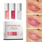 Crystal Jelly Moisturizing Lip Oil Set, Plumping Lip Gloss Makeup, Sexy Plump Lip Glow Oil, Tinted Lip Plumper Set