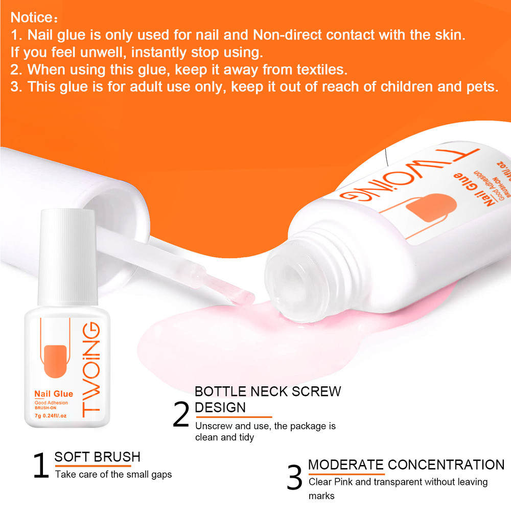 Super Strong Nail Glue Adhesive For Press On Nails Fake Nails Art Decoration Lasting Adhesion For A 1