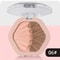 Multicolor Makeup Blush, 2-color Blush Palette, Face Cheek Blush Makeup Sparkle Highlight, 2 in 1 Eye Shadow Contouring