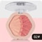 Multicolor Makeup Blush, 2-color Blush Palette, Face Cheek Blush Makeup Sparkle Highlight, 2 in 1 Eye Shadow Contouring