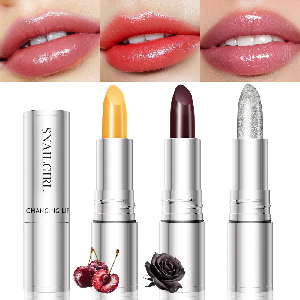 Temperature Color Changing Glitter Lipstick Waterproof, Long Lasting Moisturizing Lip Tint, Sexy Lips Makeup
