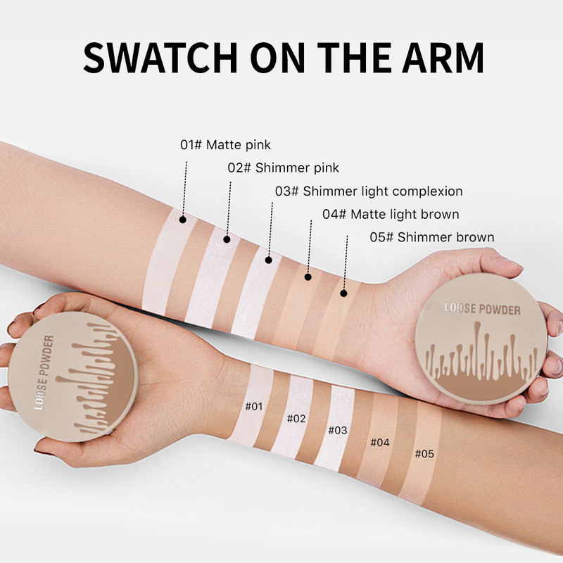 Loose Powder Can Reduce Pores and Fine Lines, With a Long Lasting Matte Effect, Natural Facial Makeup Powder, Fine Blend