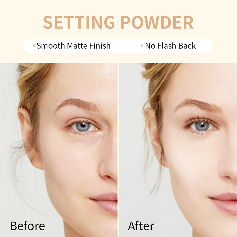 Loose Powder Can Reduce Pores and Fine Lines, With a Long Lasting Matte Effect, Natural Facial Makeup Powder, Fine Blend