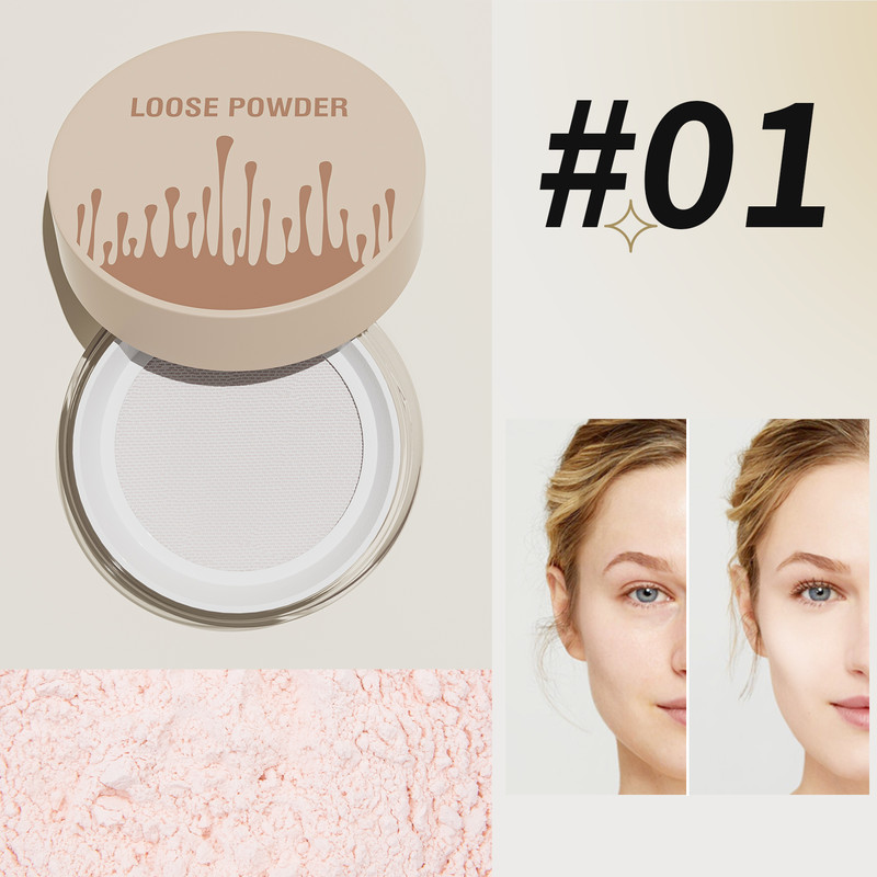 Loose Powder Can Reduce Pores and Fine Lines, With a Long Lasting Matte Effect, Natural Facial Makeup Powder, Fine Blend