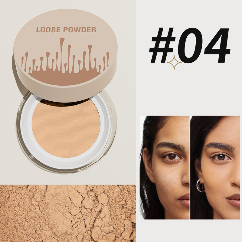 Loose Powder Can Reduce Pores and Fine Lines, With a Long Lasting Matte Effect, Natural Facial Makeup Powder, Fine Blend