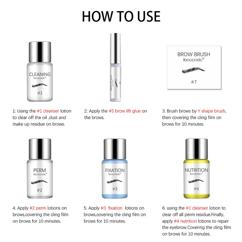 Brow Lamination Semi Permanent Kit, Brow Lash Lift Kit, Brow Lift Extension Kit, Perming Lashes Eyelash Lifting Makeup