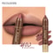 Red Lipstick Pencil Contouring Lipliner Outline Tint, Fine Tip Lip Liner, Sexy Brown Lip Crayon, Soft Mist Matte Pen