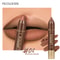 Red Lipstick Pencil Contouring Lipliner Outline Tint, Fine Tip Lip Liner, Sexy Brown Lip Crayon, Soft Mist Matte Pen