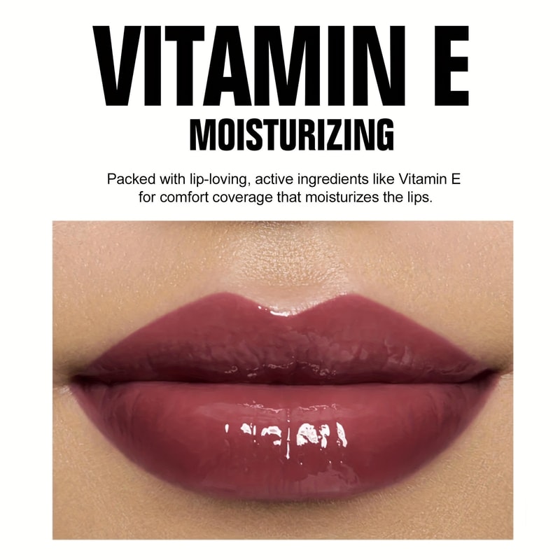 Plumping Moisturizing Gloss, Hydrating Crystal Lip Oil, Tinted Shades for All Skin Types, Instant Lip Hydration