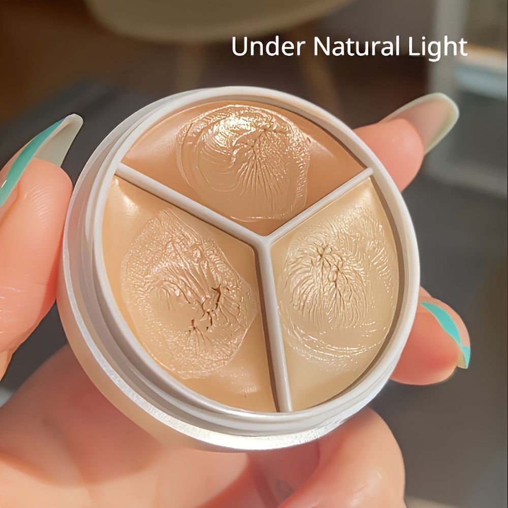 Waterproof Long Lasting Concealer Palette Cream Cover Spots Acne Marks, Dark Circles Moisturizing Foundation Face Makeup
