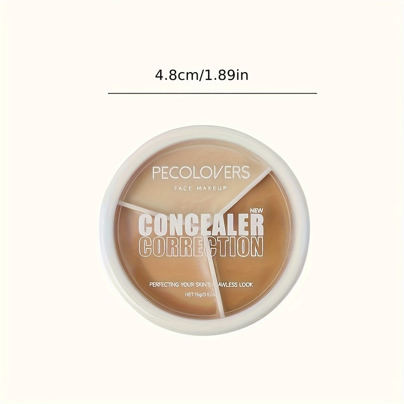 Waterproof Long Lasting Concealer Palette Cream Cover Spots Acne Marks, Dark Circles Moisturizing Foundation Face Makeup