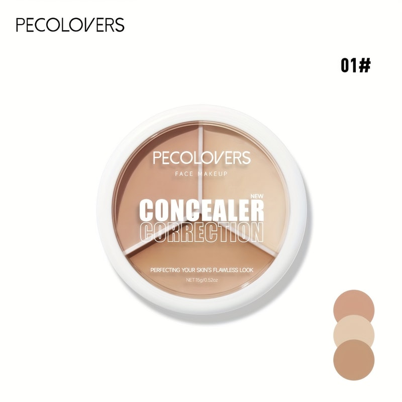Waterproof Long Lasting Concealer Palette Cream Cover Spots Acne Marks, Dark Circles Moisturizing Foundation Face Makeup