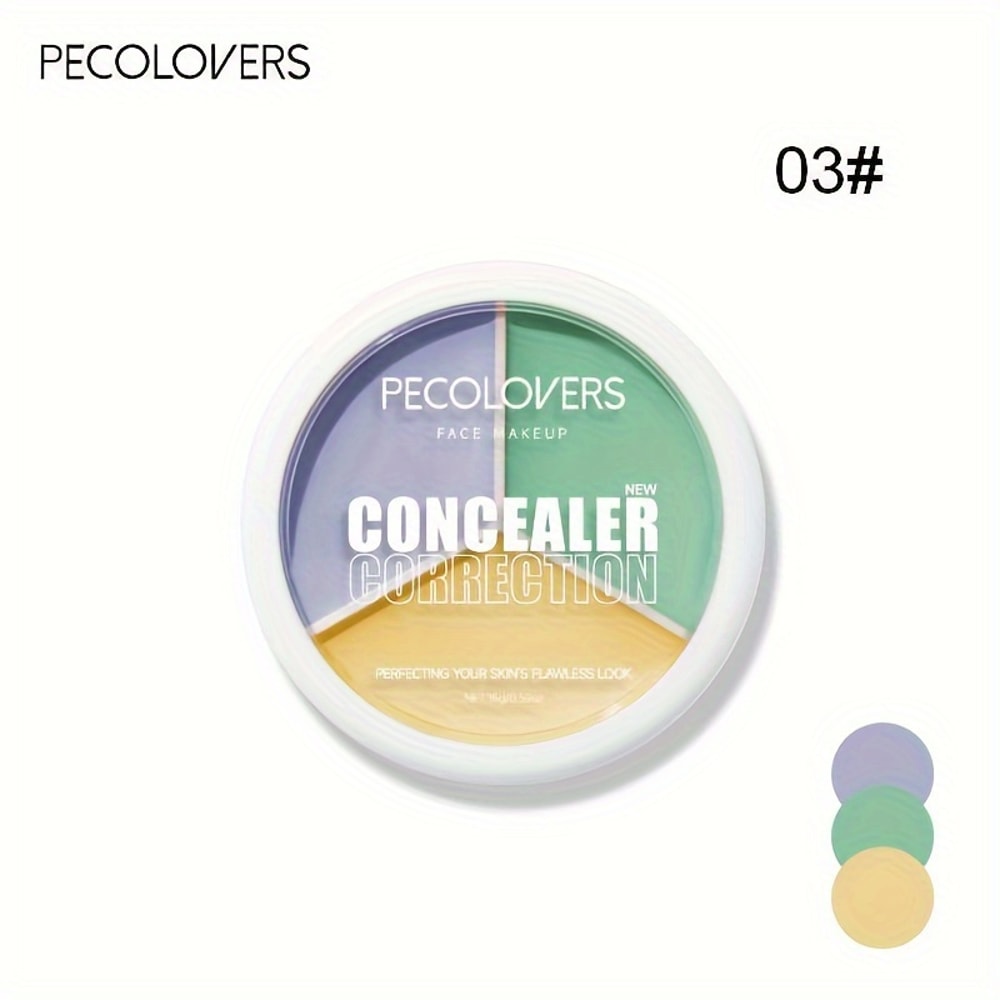 Waterproof Long Lasting Concealer Palette Cream Cover Spots Acne Marks, Dark Circles Moisturizing Foundation Face Makeup