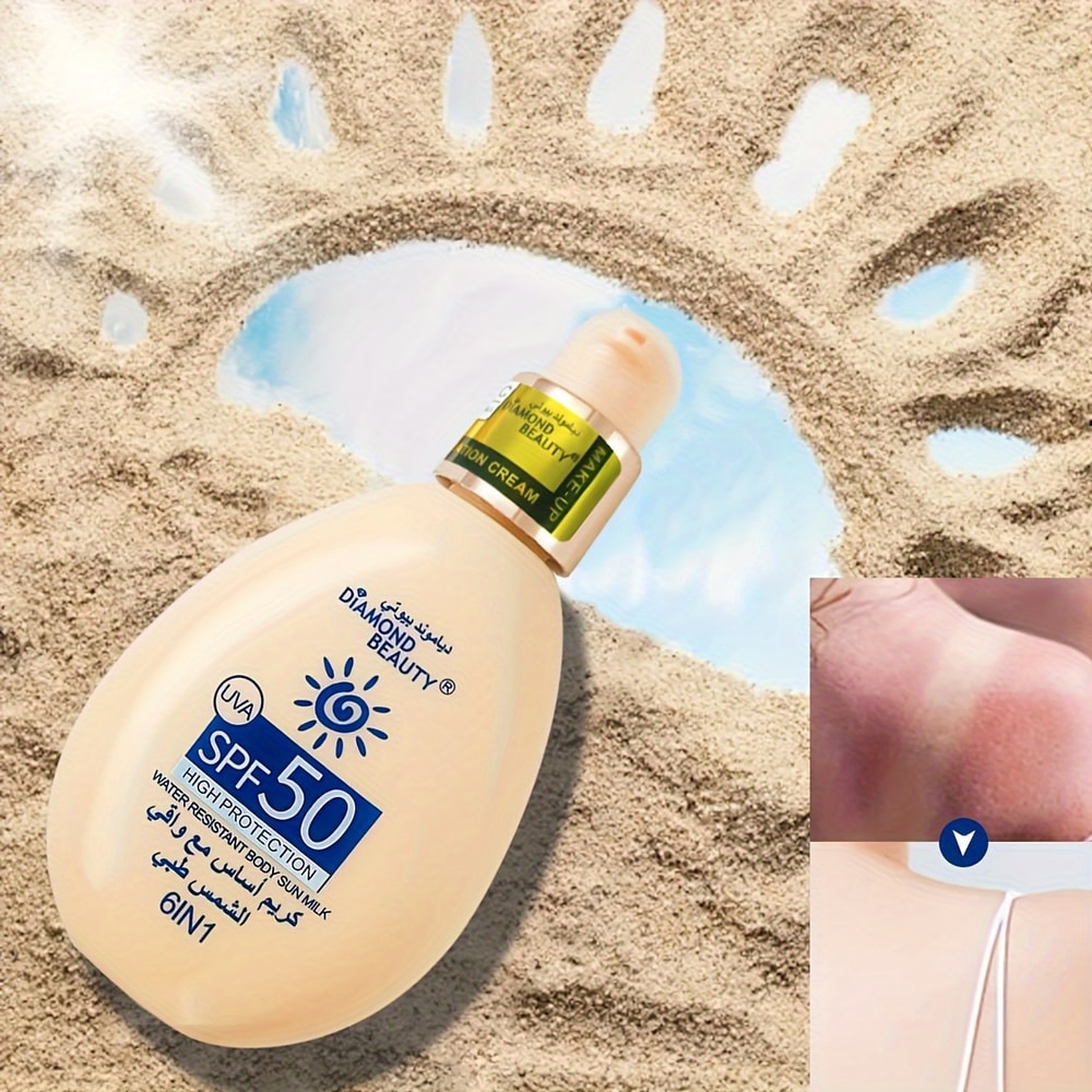 Moisturizing Cream Liquid Foundation Summer Outdoor Sunscreen SPF 50 Face Body Isolation Sunscreen 3