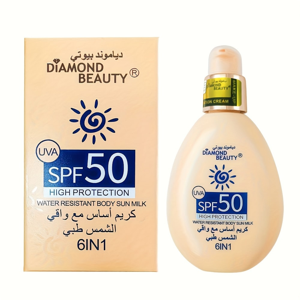 Moisturizing Cream Liquid Foundation Summer Outdoor Sunscreen SPF 50 Face Body Isolation Sunscreen 5