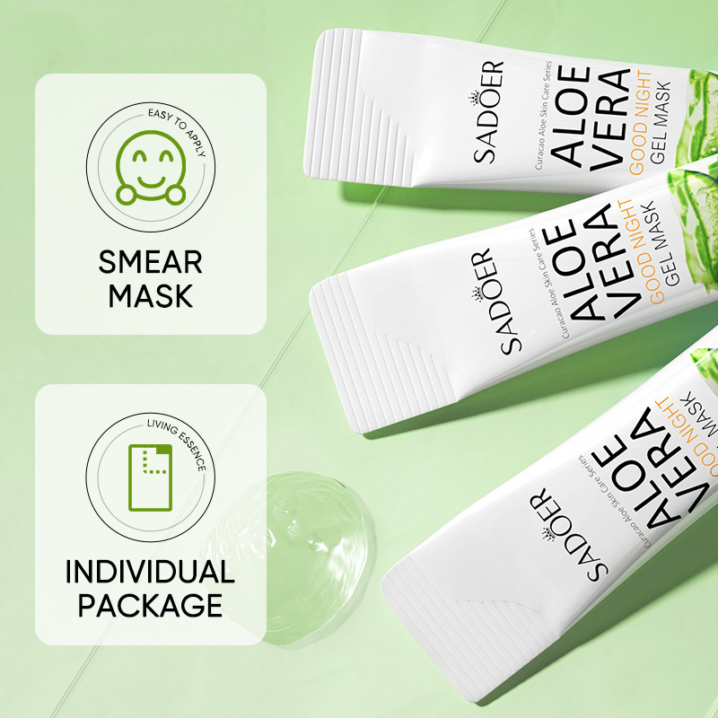 Aloe Vera Sleeping Facial Masks Moisturizing Anti Wrinkles Hydrating Anti Aging No Wash Face Mask F 2