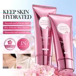 sakura fragrance body, whitening glitter cream, moisturizing hydrating lotion, luxury neck hand arm leg skin care