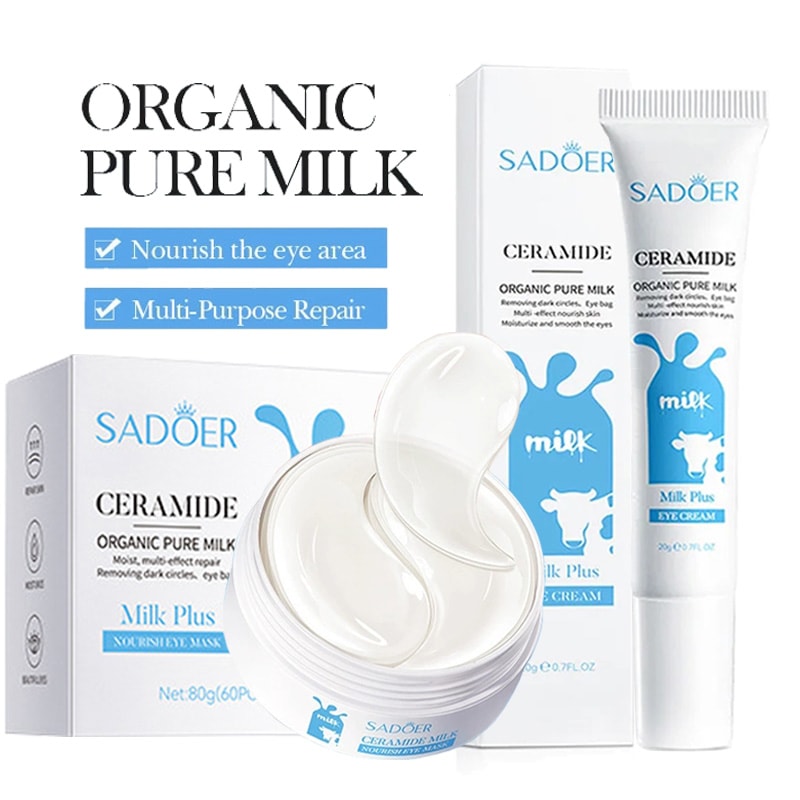 Milk Eyes Skin Care, Anti-aging Eye Cream, Whitening Moisturizing Mask, Sets Anti Dark Circles, Eyes Skin Care Kit