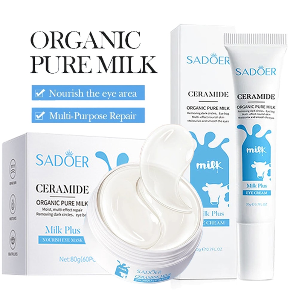 Milk Eyes Skin Care, Anti-aging Eye Cream, Whitening Moisturizing Mask, Sets Anti Dark Circles, Eyes Skin Care Kit