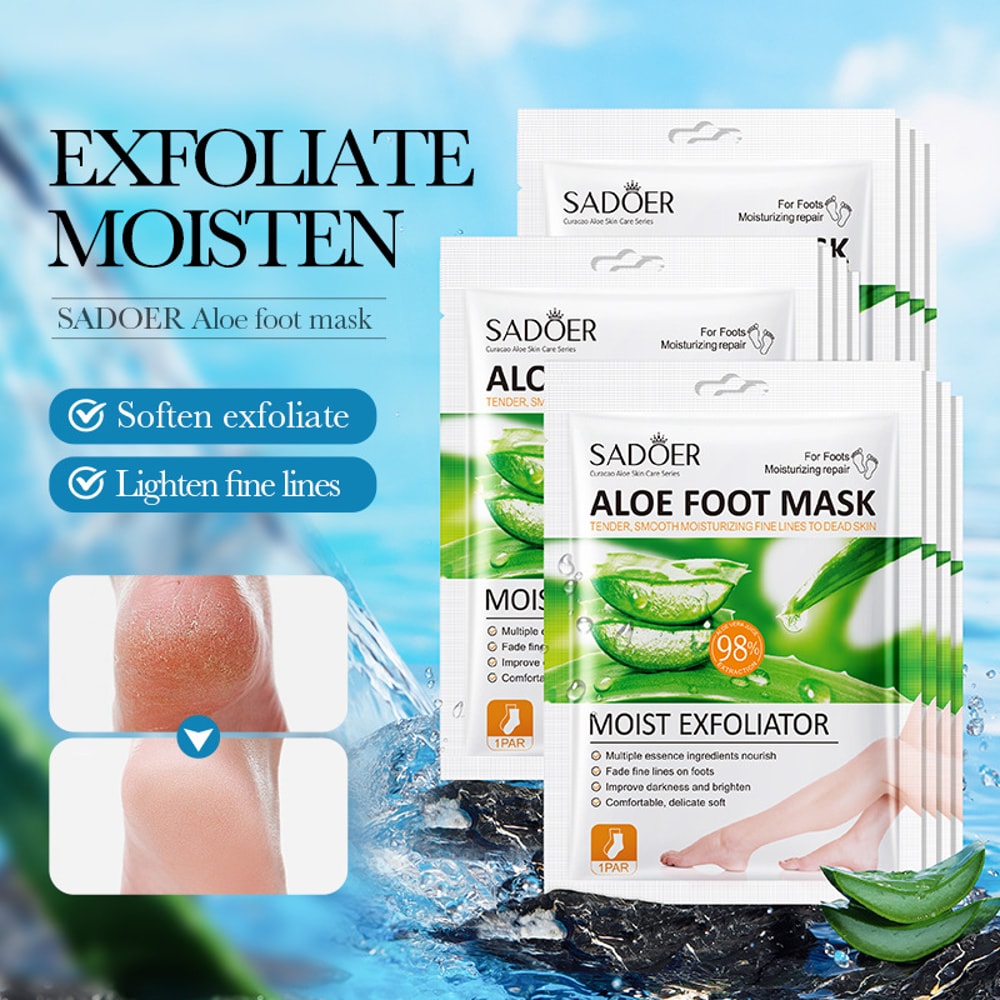 Aloe Vera Foot Mask, Moisturizing Hand Mask, Anti Wrinkles Care, Foot Peeling Mask, Exfoliating Feet, Pedicure Hands