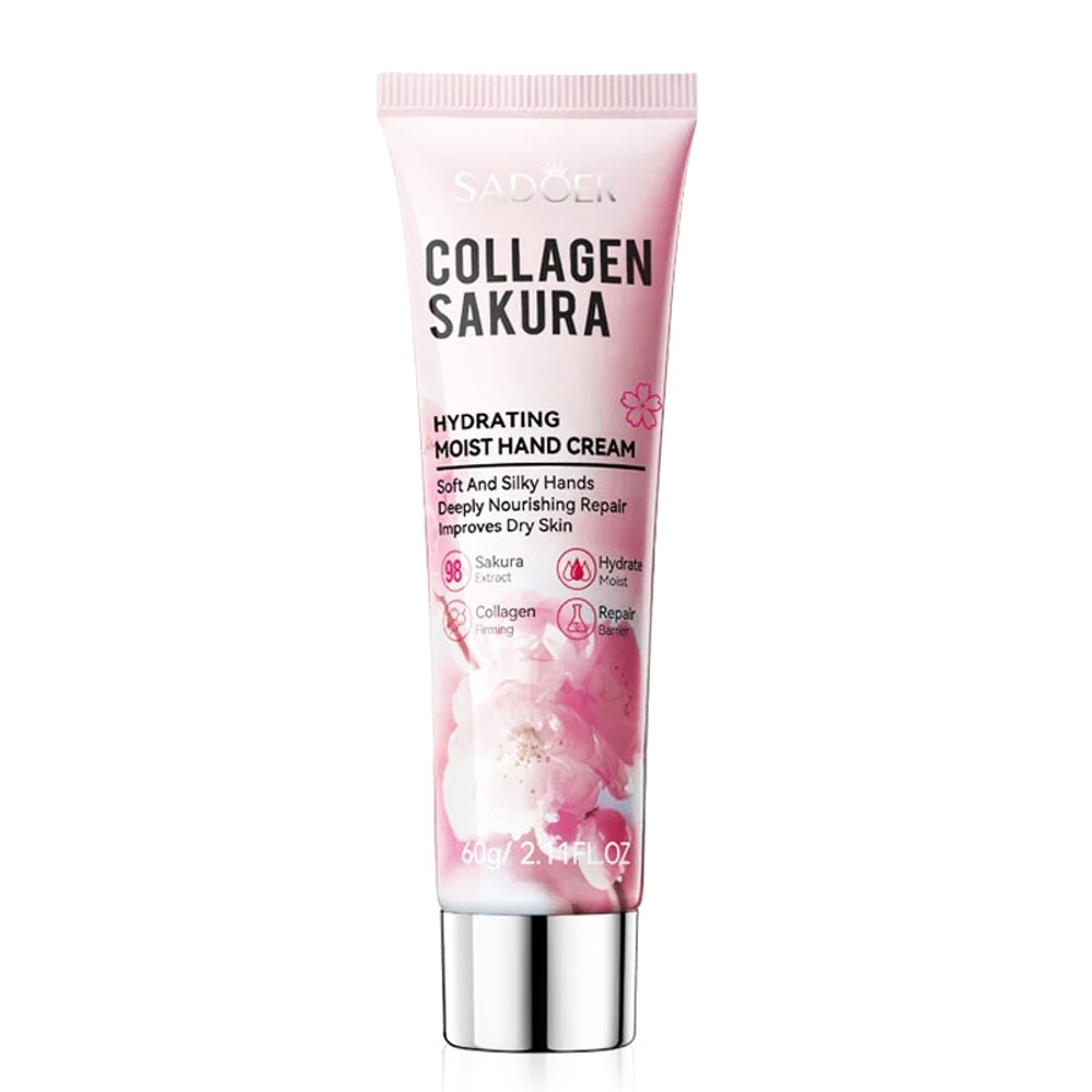 Moisturizing Hydrating Sakura Hand Cream Beauty Skin Care Antiaging Hands Hands Skin Whitening 5
