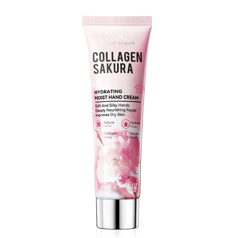 Moisturizing Hydrating Sakura Hand Cream Beauty Skin Care Antiaging Hands Hands Skin Whitening 5