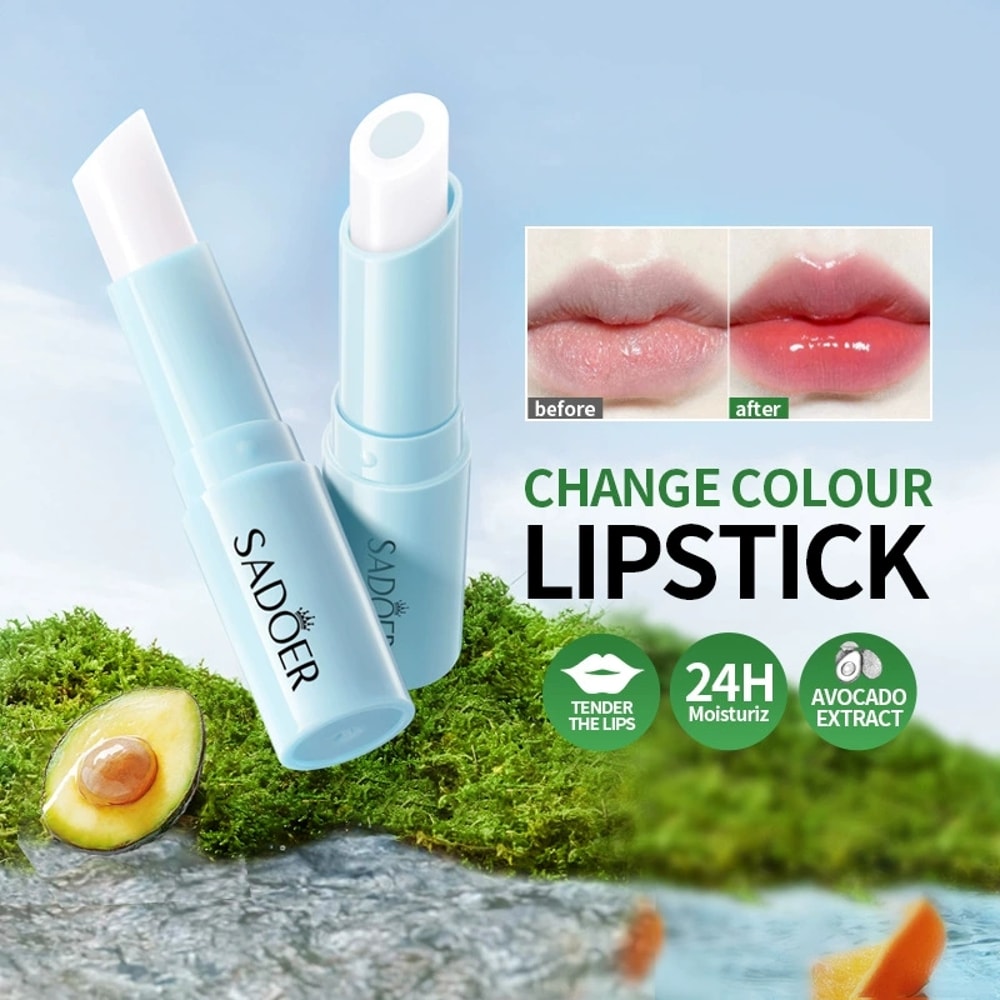 Warm Color Changing, Lip Balm Lip Plumper, Moisturizing Anti-Wrinkles, Nourishing Skin Care, Plump Lips, Lipstick