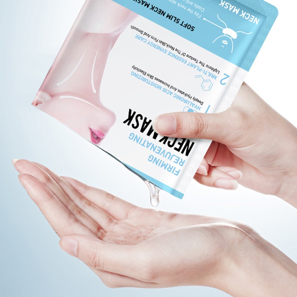 Hyaluronic Acid Neck, Mask Collagen Firming, Moisturizing Necks Skin Care, Brightening Beauty, Neck Masks Nourishing