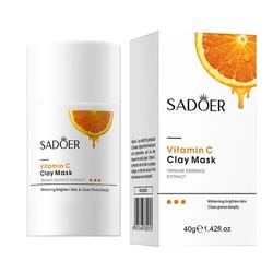 vitamin c solid, moisturizing clay face mask, facial mask clay mud stick, oil control, pore cleaning, remove blackhead