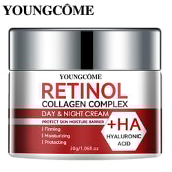 retinol collagen facial care moisturizing cream, deep hydration, skin repair, anti aging, suitable for dry skin