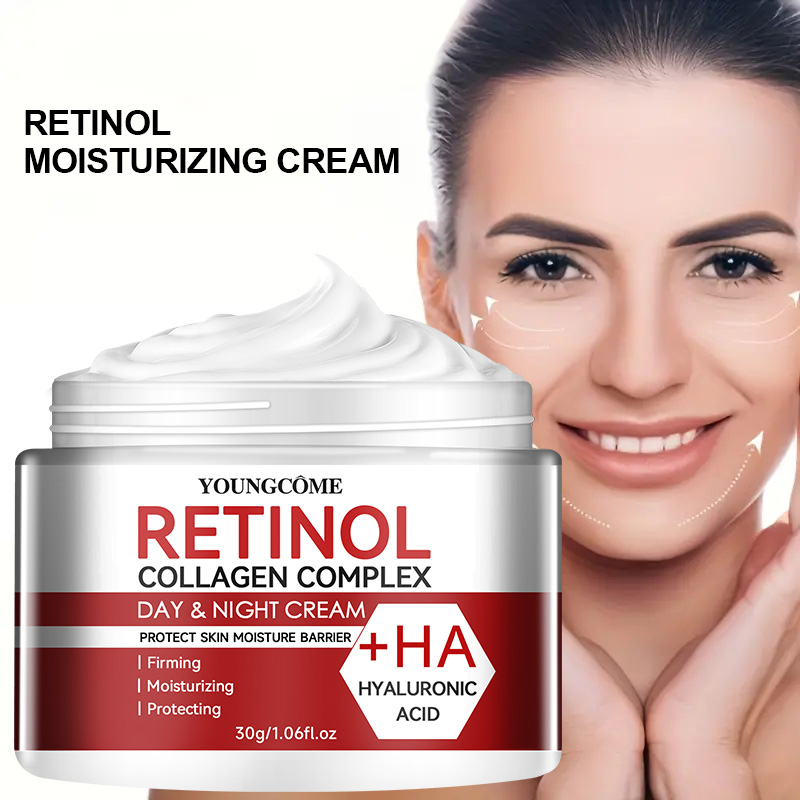 Retinol Collagen Facial Care Moisturizing Cream Deep Hydration Skin Repair Anti Aging Suitable For 1