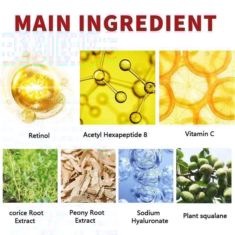 Retinol Collagen Facial Care Moisturizing Cream Deep Hydration Skin Repair Anti Aging Suitable For 3