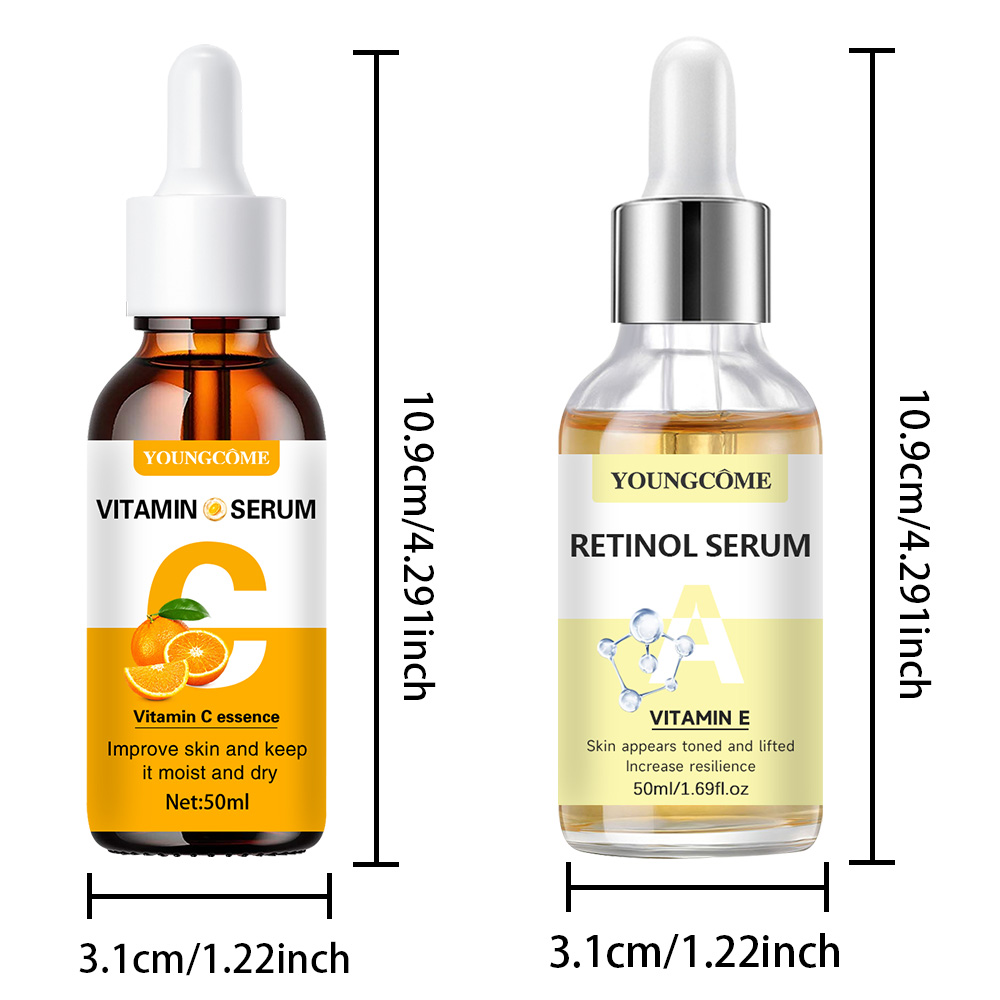 Vitamin C And Retinol Fortified Serum Rich In VC Keep Skin Hydrated And Smooth Smooth Fine Lines An 6