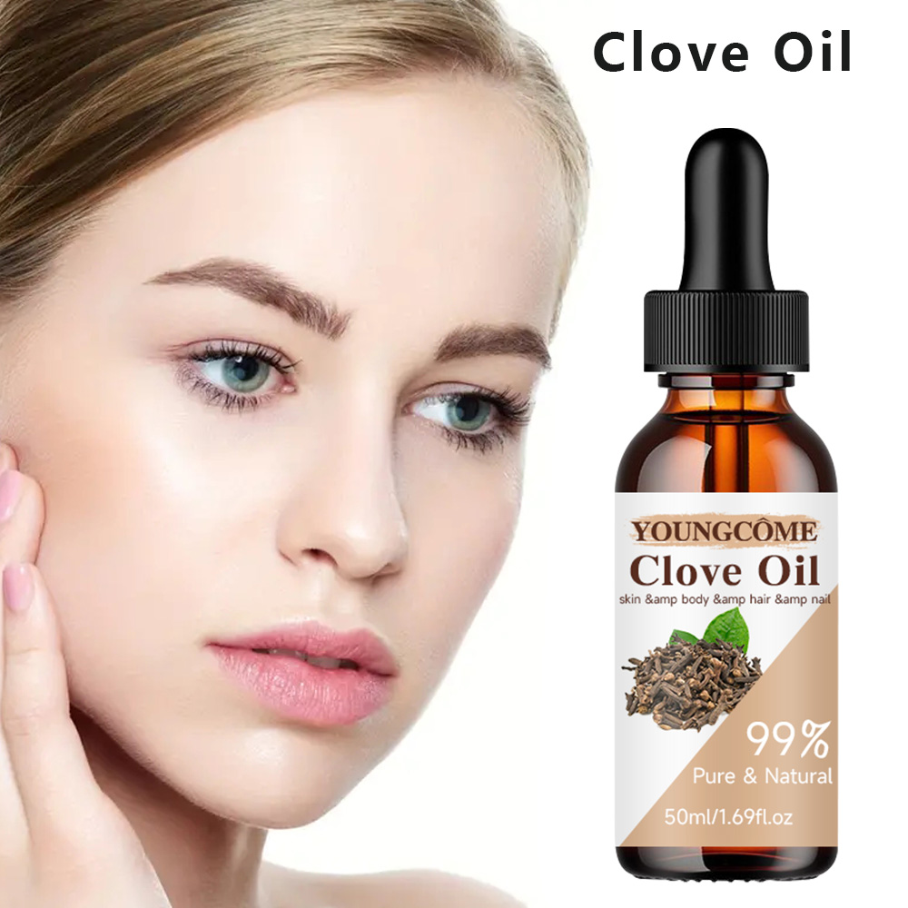 Clove Essential Oil, Moisturizing Repair for Face, Anti Aging, Helps Keep Skin Hydrated, Improves Skin Elasticity