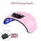 Portable UV LED Nail Lamp, Gel Nail Dryer Light, USB Charging Nail Art Dryer with 18 Infrared Smart Light Beads
