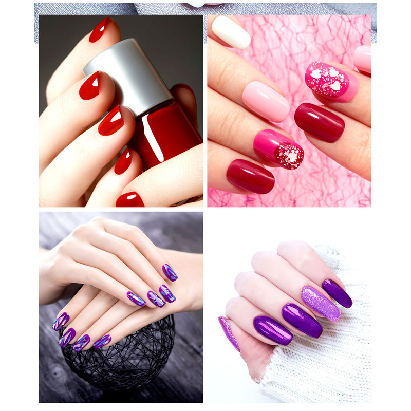 Portable UV LED Nail Lamp, Gel Nail Dryer Light, USB Charging Nail Art Dryer with 18 Infrared Smart Light Beads