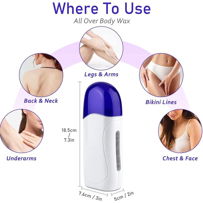 Portable Wax Heating Device Rapid Heating Epilator Wax Hair Removal Suitable For The Whole Body Wax 5